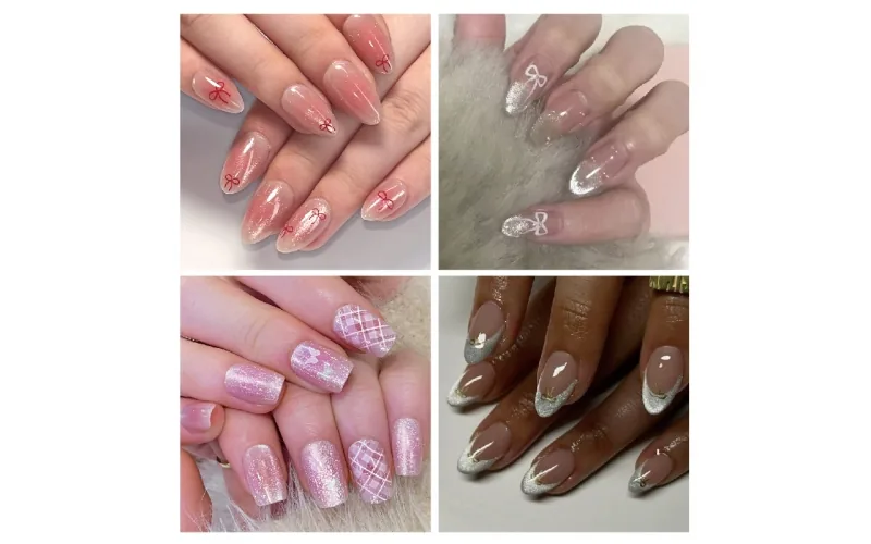 St Future Enchanted Cat-Eye Feline Glamour Press-On Nails