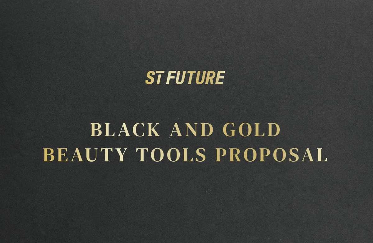 St Future Black & Gold Premium Beauty & Personal Care Collection