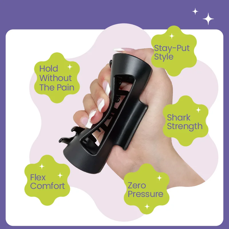 St Future Safe Grip Soft & Flexible Hair Claw Clip