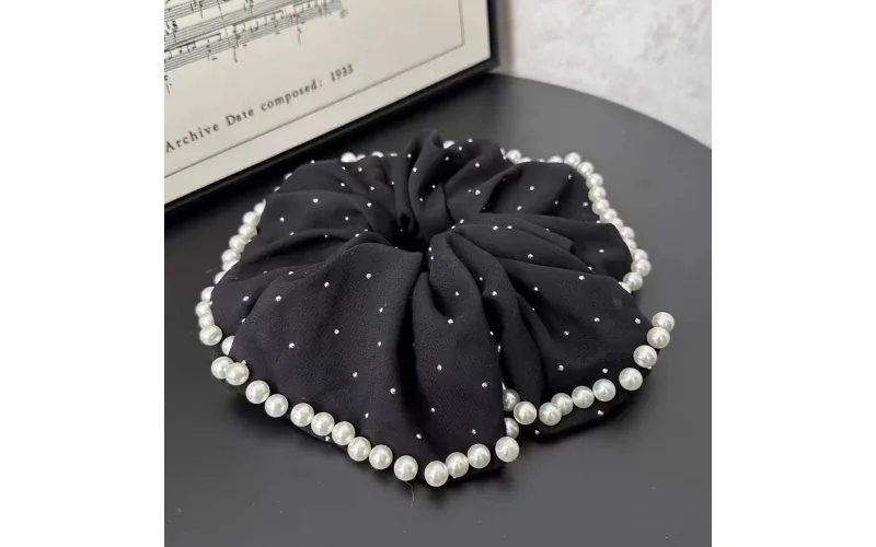 St Future Recycled Chiffon Oversized Bow Scrunchie Collection