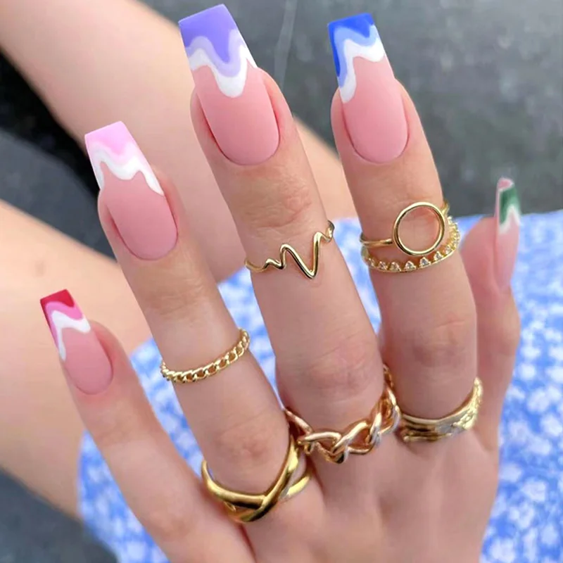 St Future 24-Piece Comic Pop-Art Press-On Nails