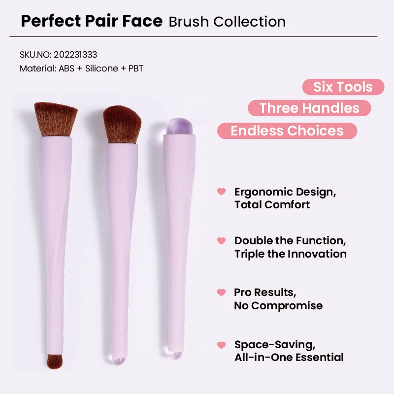 St Future Champagne Luxe Dual-Ended Brush Set