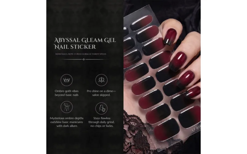 St Future Nocturne Veil Gothic Press-On Nails