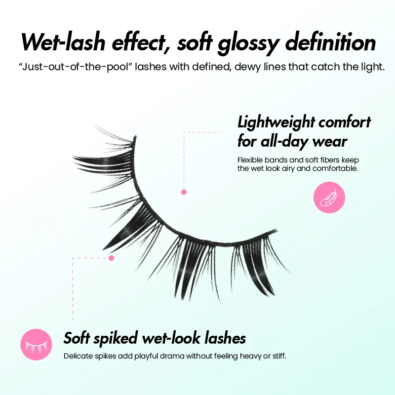 St Future Wet-Look Dewy Segment Lashes
