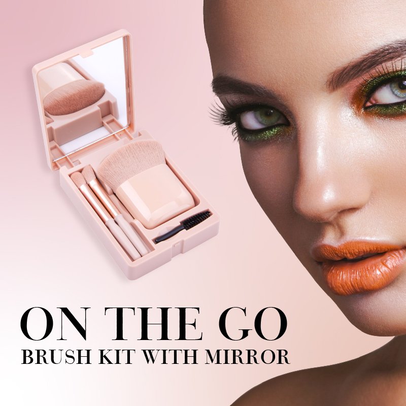 St Future Mini On-the-Go Brush Kit with Mirror