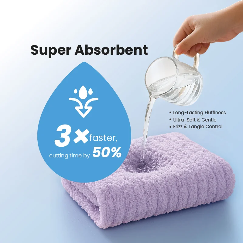 St Future Luxe Dry Ultra-Absorbent Hair Towel Collection