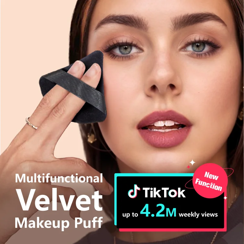 St Future Puff de maquillaje de terciopelo multifuncional
