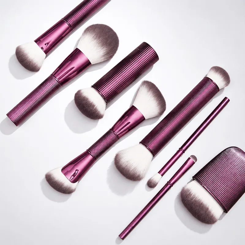 Berry Noir Modern-Line Makeup Brush Collection