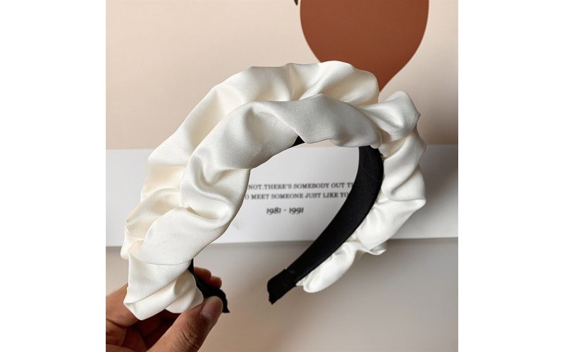 French Satin Scarf-Bow Headband Collection