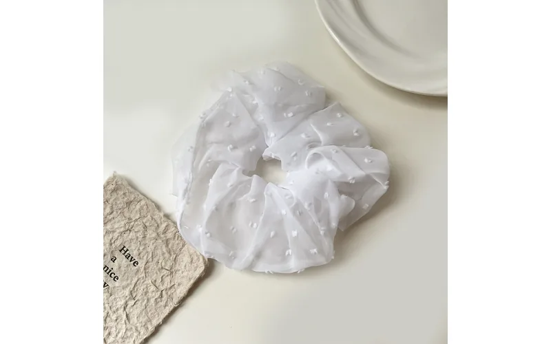 St Future Lightweight Chiffon Ponytail Scrunchie