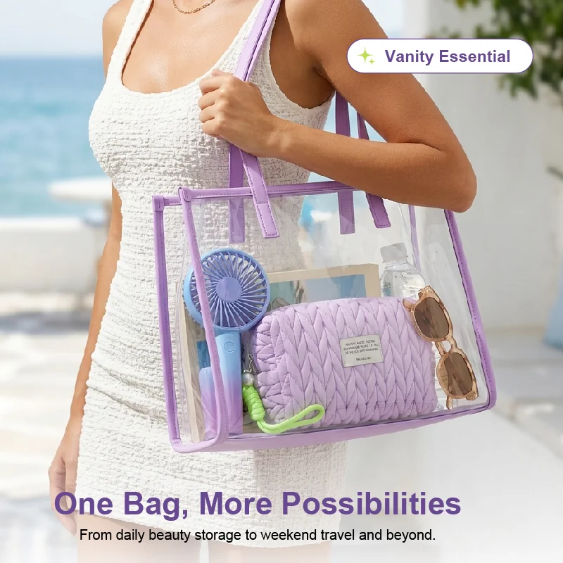 St Future Quilted Puffy Large-Capacity Cosmetic Bag