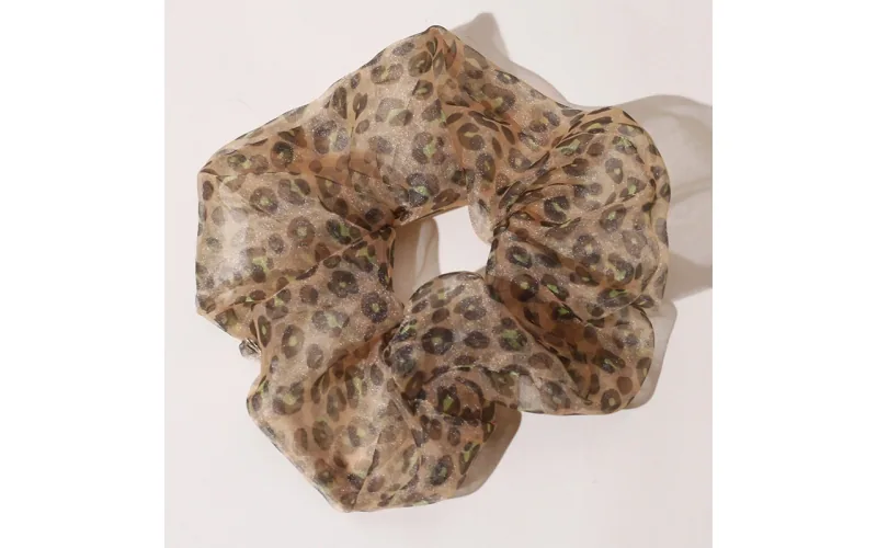 St Future Collection Recycled Chiffon & Organza Scrunchie