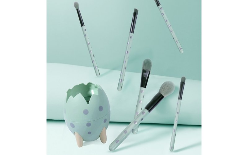 Makeup Brush & Holder Set