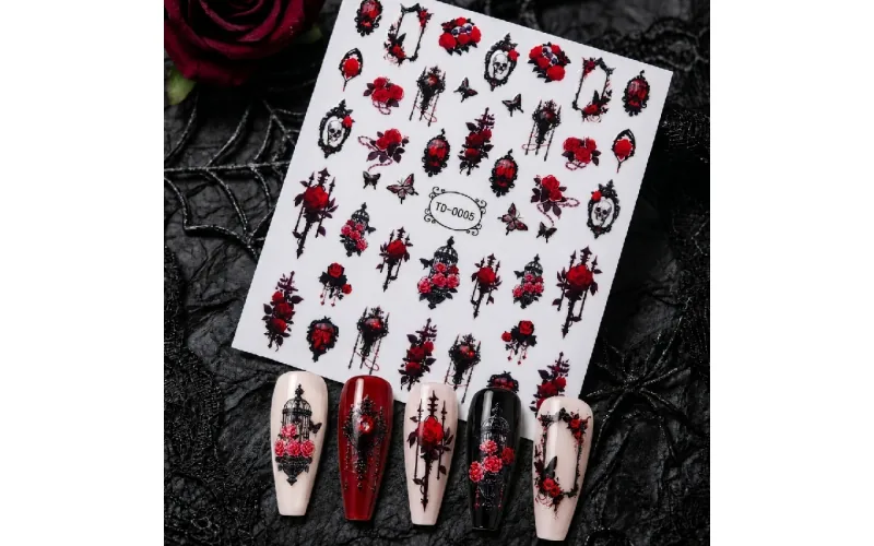 St Future Nocturne Veil Gothic Press-On Nails
