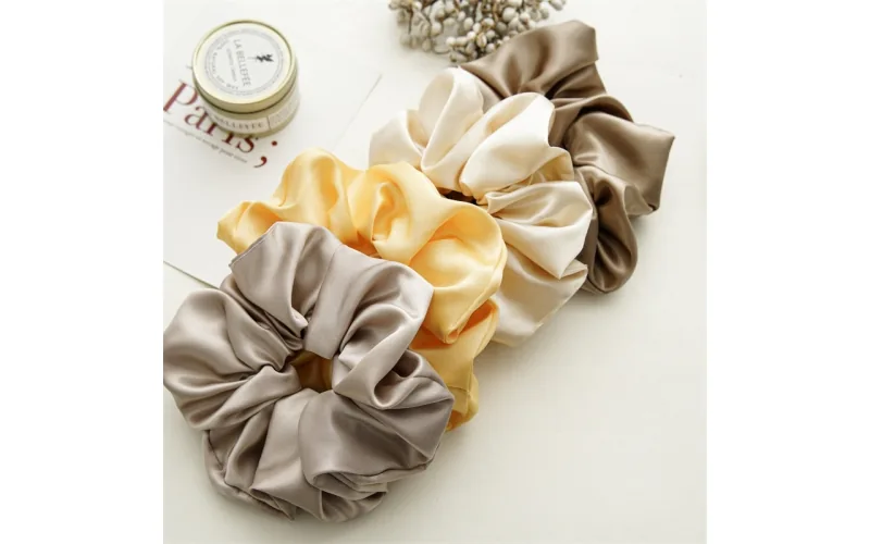 St Future High-Elasticity Satin Oversized Scrunchie Collection