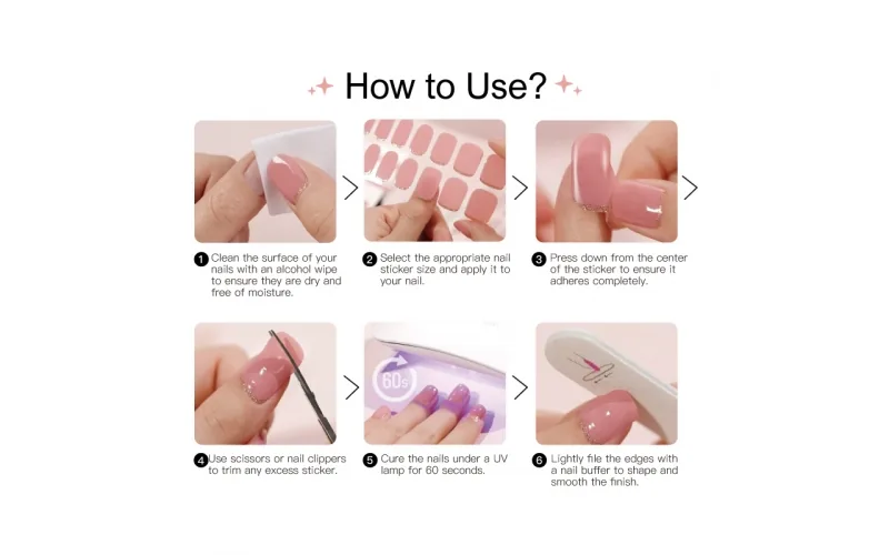 St Future Nude French Thematic Press-On Nails