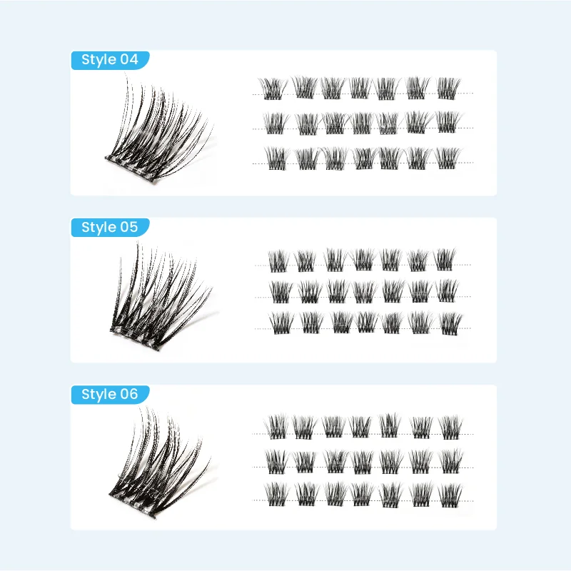 St Future All-Day Grip Dual-Layer Cluster Lashes