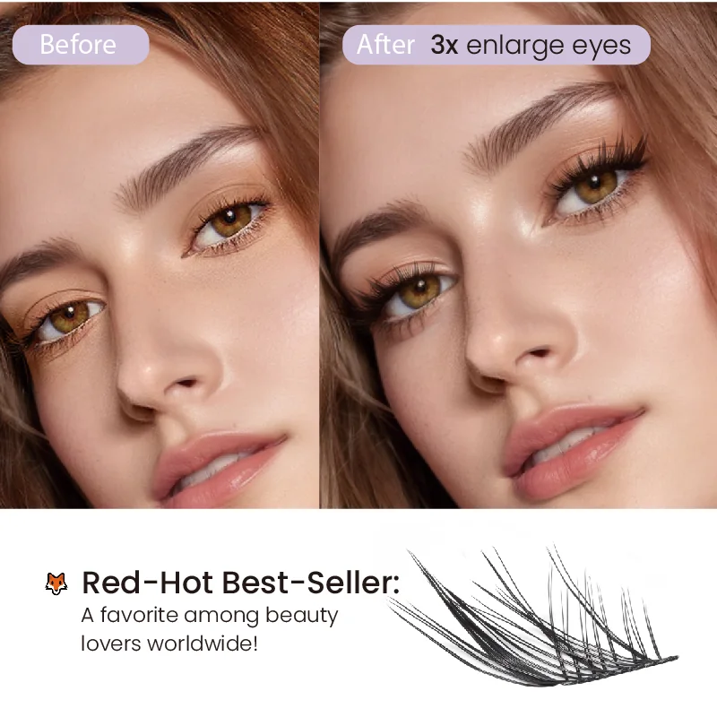 St Future Slant Fox Glam Segment Lashes