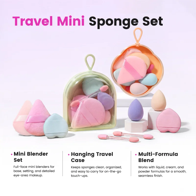 St Future Mini Double-Sided Travel Puff Set