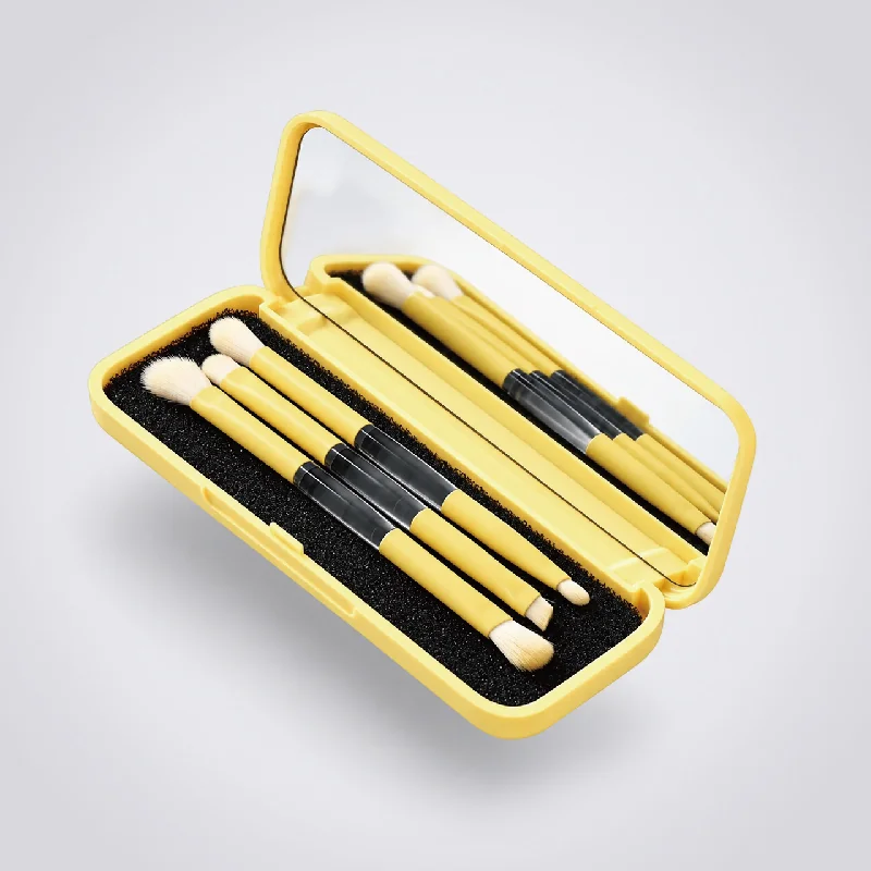 St Future On The Go 6-in-1 Portable Flip-Top Mirror Brush Set With Case