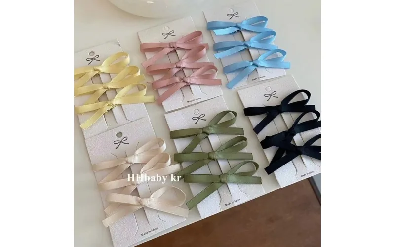 St Future Collection de clips pour cheveux Dopamine Mini Bow