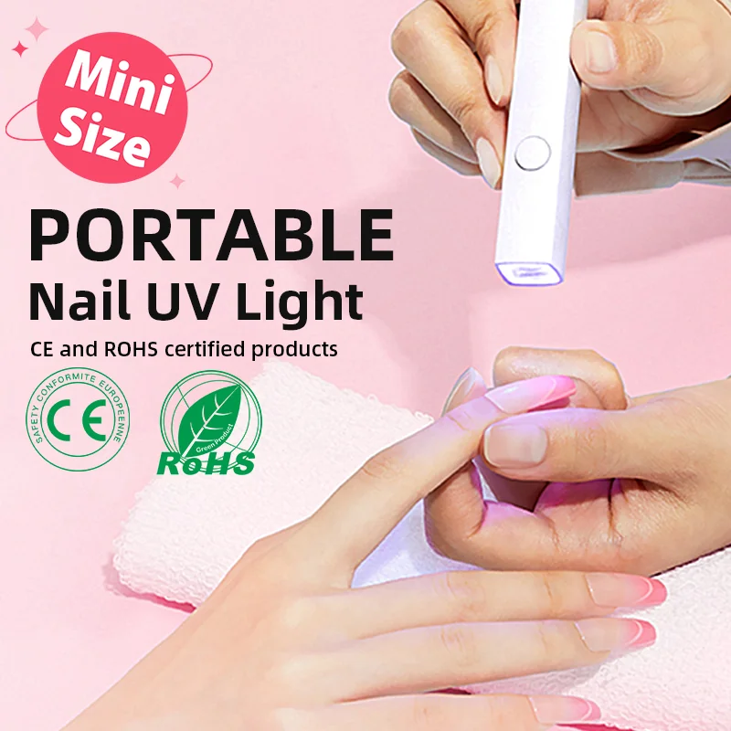 St Future Nail Lamp CE and ROHS certified portable nail UV light mini size on the go