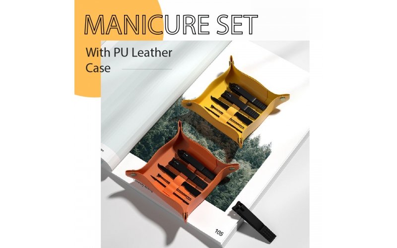 St Future SET DE MANICURA CON ESTUCHE DE PIEL PU