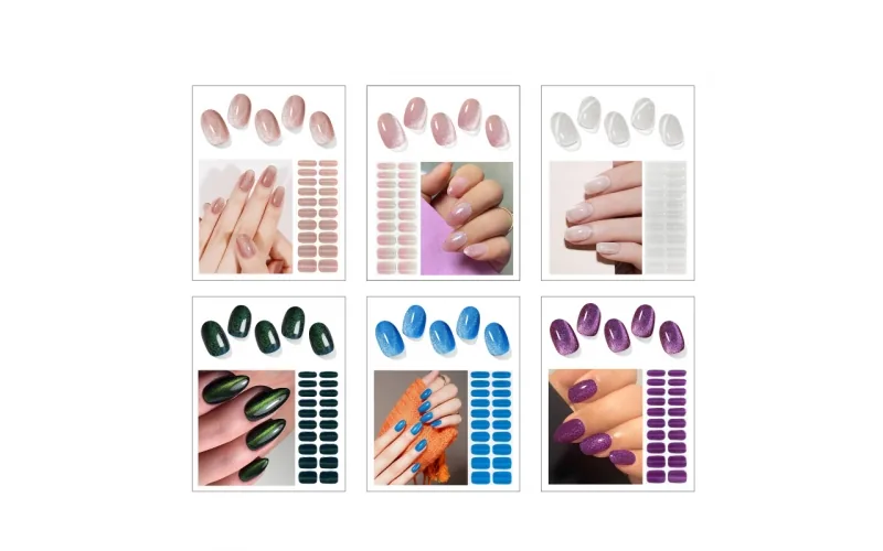 St Future Cat-Eye Semi-Cured Gel Nail Strips