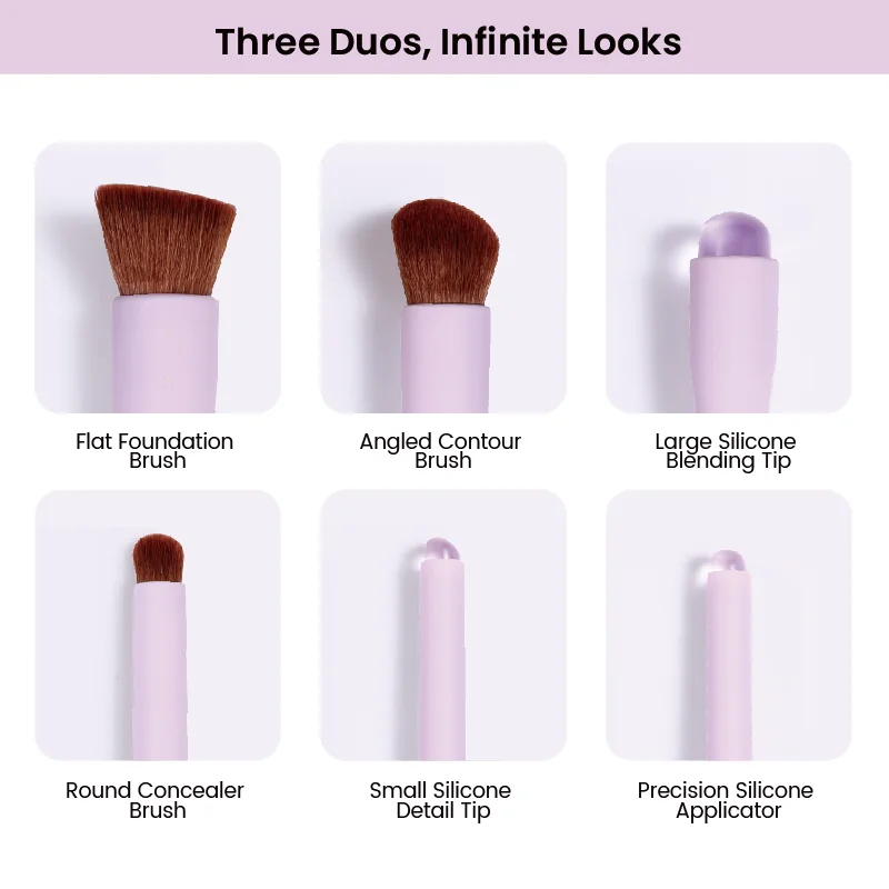 St Future Perfect Pair Face Brush Collection