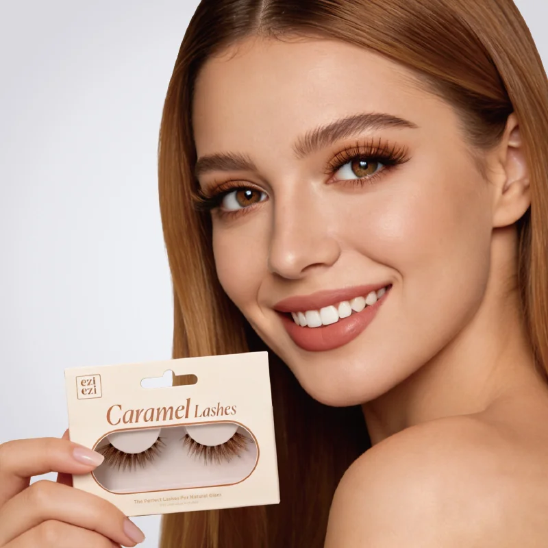 St Future Caramel Brown Cluster Lash Kit
