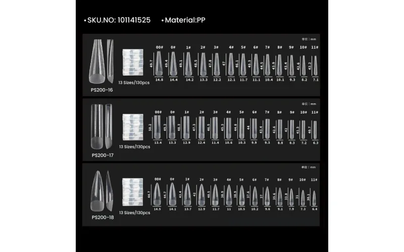 St Future Reusable Nail Extension Forms