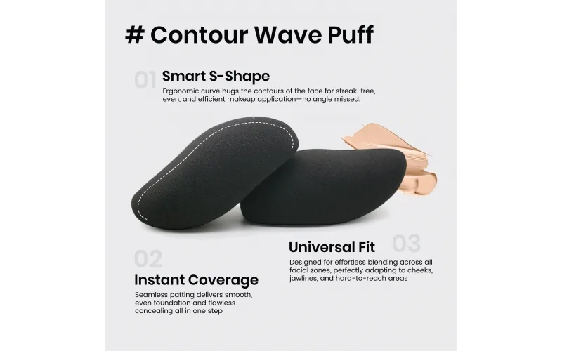 St Future Sculpted Multi-Shape Makeup Sponge Collection
