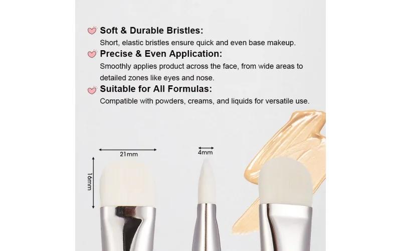 St Future Multi-Shape Precision Foundation Brush Collection
