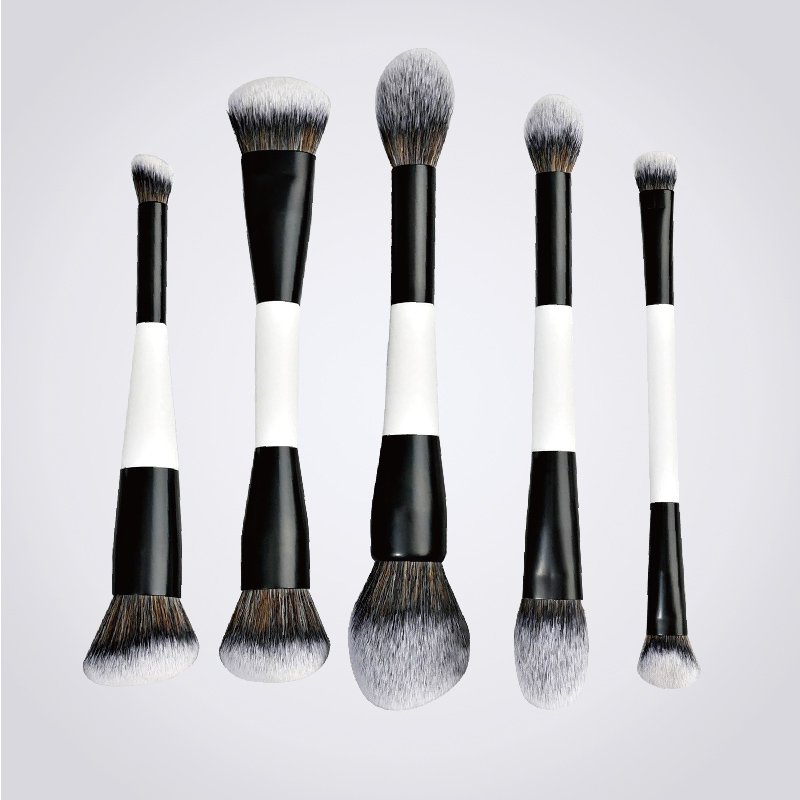St Future Minimalist Black & White Dual-Ended Brush Set