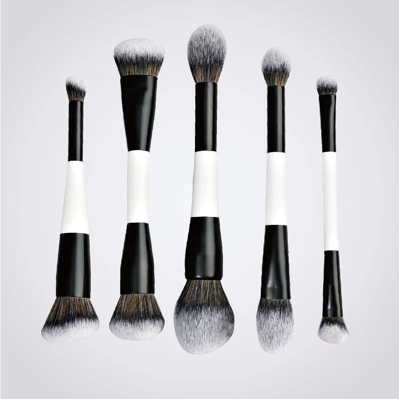 St Future Minimalist Black & White Dual-Ended Brush Set