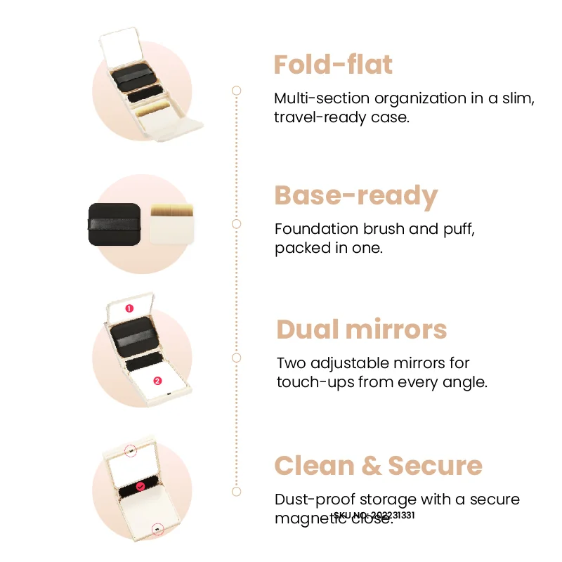 St Future Portable Makeup Brush Set