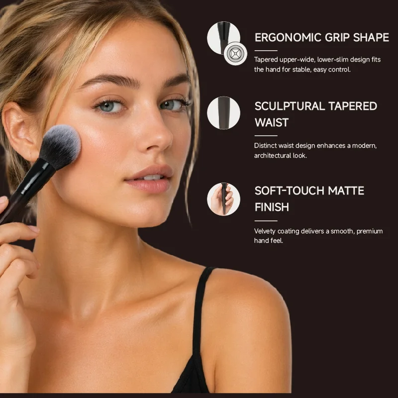 St Future Geo Smoky Grey Beauty Makeup Brush Set