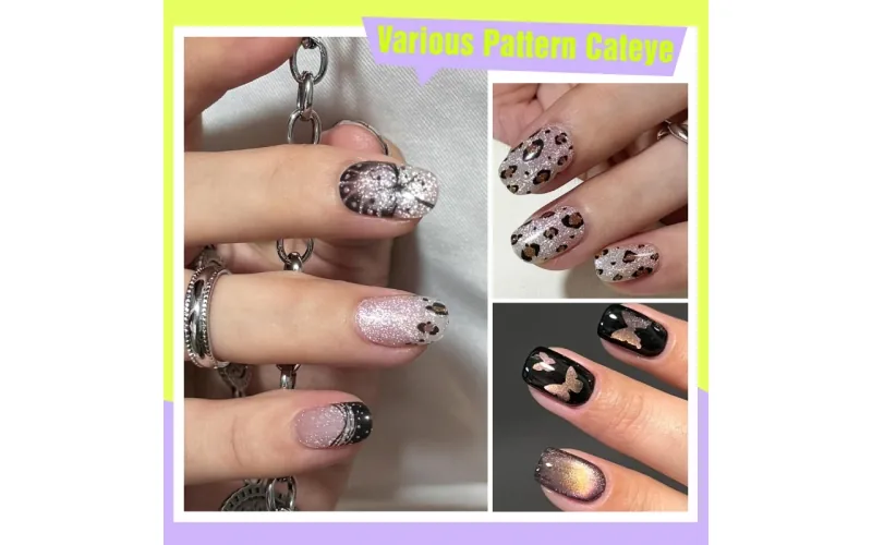 St Future Cat-Eye Semi-Cured Gel Nail Strips