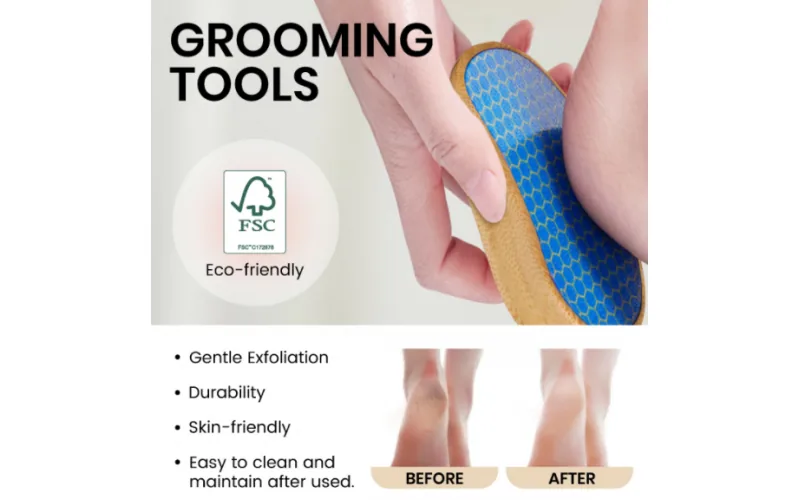 St Future Reusable FSC-Wood Nano-Glass Foot File
