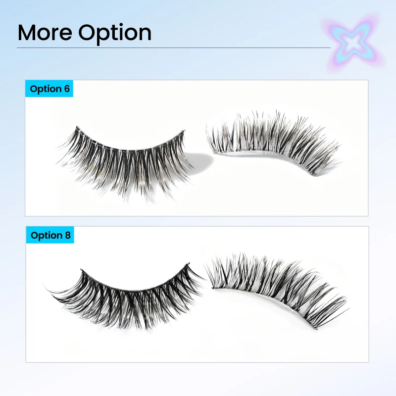 St Future Ultra-Light Silver Shimmer Strip Lashes