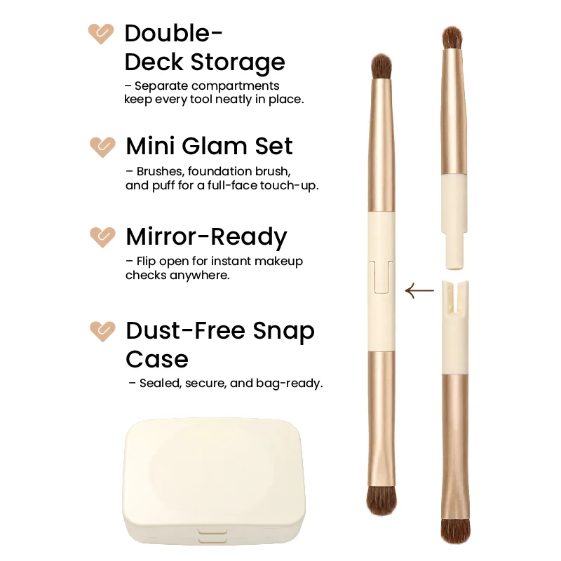 St Future Portable Makeup Brush Set