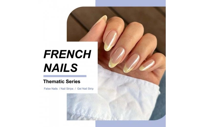 Nude French Thematic Press-On Nails