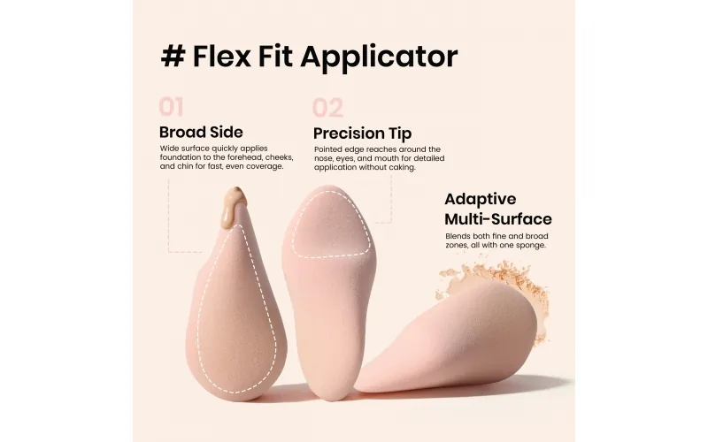 St Future Sculpted Multi-Shape Makeup Sponge Collection