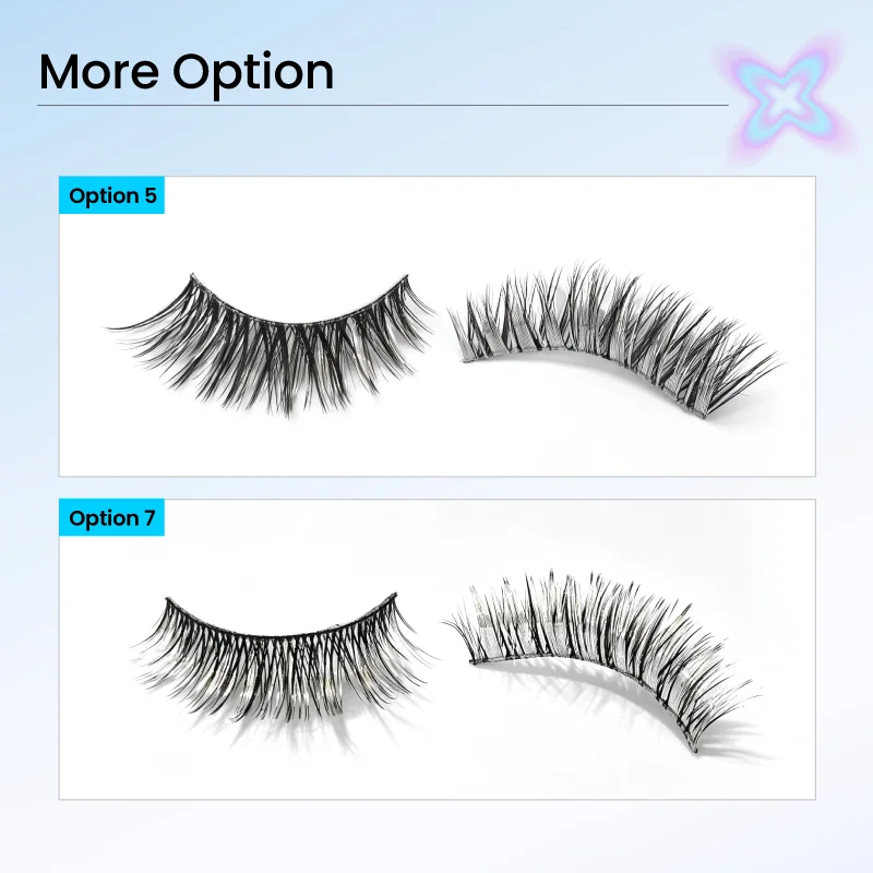 St Future Ultra-Light Silver Shimmer Strip Lashes