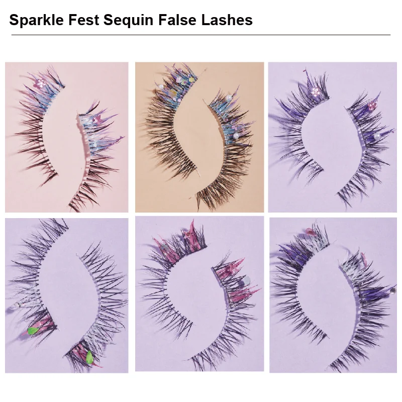 St Future Sparkle Fest Sequin False Lashes