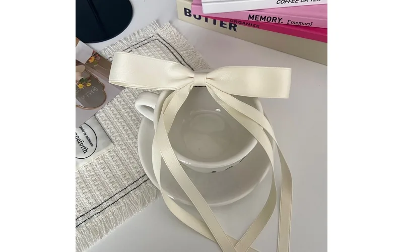 St Future Braided Long-Ribbon Bow Hair Tie Collection