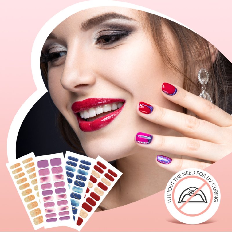 St Future No-bake gel nail sticker UV free