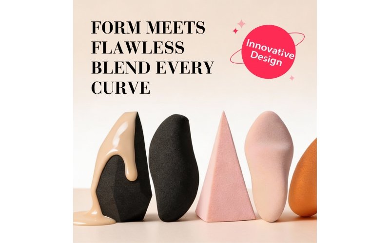 Sculpted Multi-Shape Makeup Sponge Collection