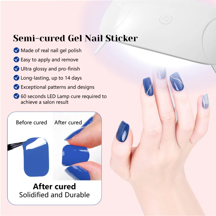 St Future Semi-Cured Gel Nail Strips