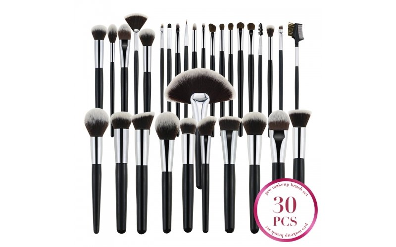 Colección de brochas de maquillaje Expert de 30 piezas